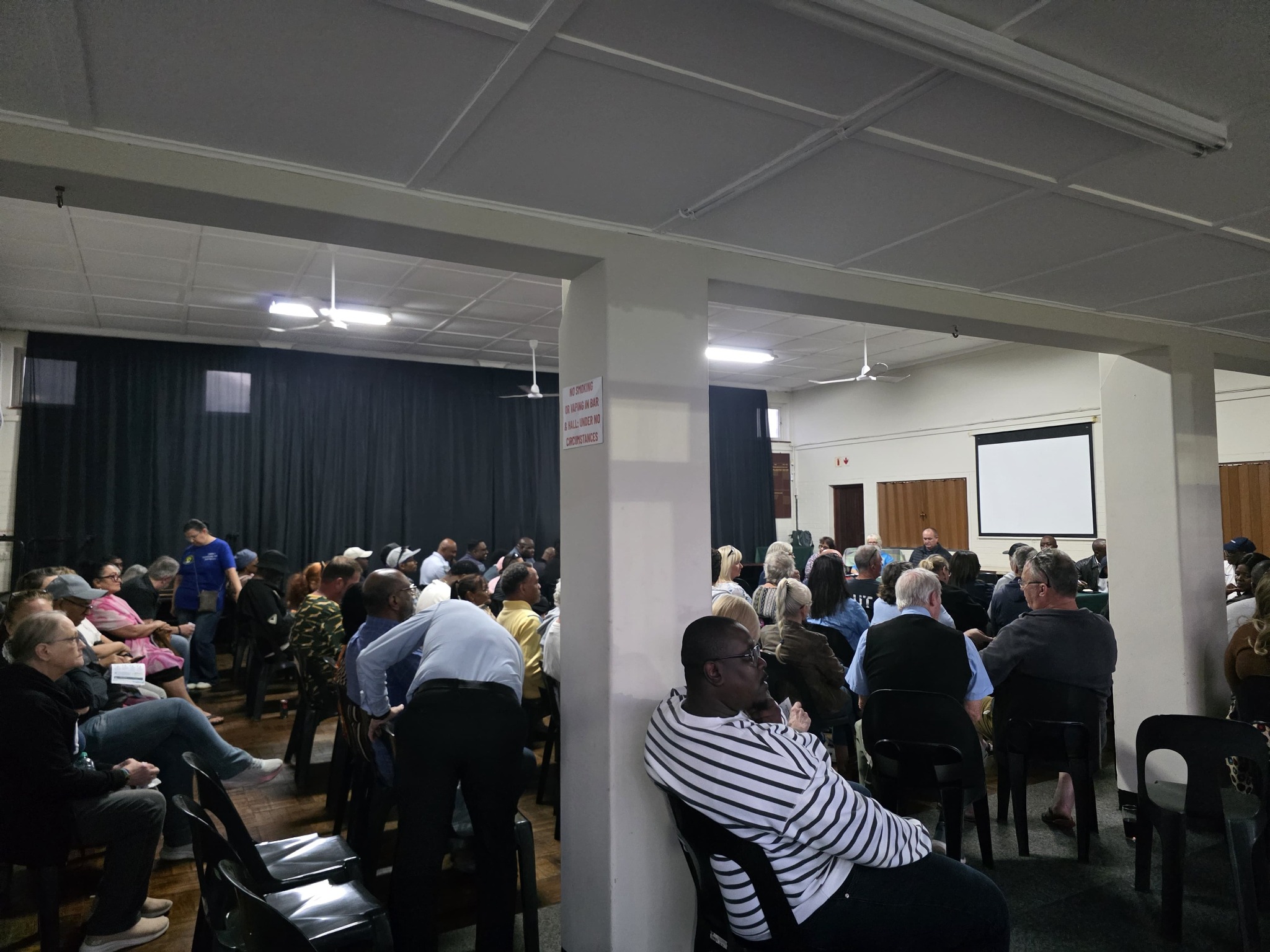 Large community turnout at Berea Bowling Club